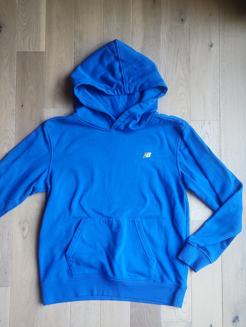 Boys New Balance Blue Hoodie, size large
